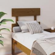 vidaXL Sänggavel honungsbrun 78,5x3x81 cm massiv furu