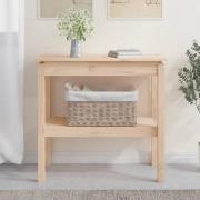 vidaXL Konsolbord 80x40x75 cm massiv furu
