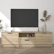 vidaXL TV-skåp Sonoma ek 140x35x40 cm konstruerat trä