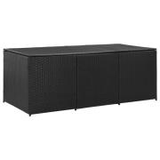vidaXL Dynbox konstrotting 180x90x70 cm svart