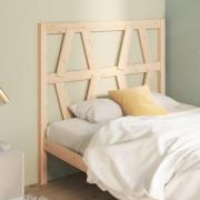 vidaXL Sänggavel 106x4x100 cm massiv furu
