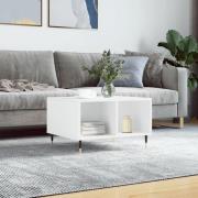 vidaXL Soffbord vit 60x50x36,5 cm konstruerat trä