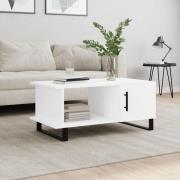 vidaXL Soffbord vit 90x50x40 cm konstruerat trä
