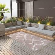 vidaXL Utomhusmatta ARAKIL brun 190x290 cm PP