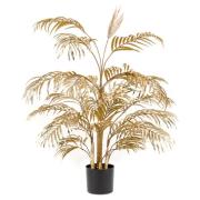 Emerald Konstväxt Areca-palmträd 105 cm guld