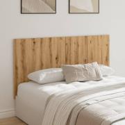 vidaXL Sänggavel artisan ek 160x1,5x80 cm konstruerat trä