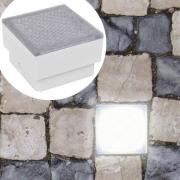 vidaXL Marklampor LED 6 st 100x100x68 mm