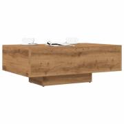vidaXL Soffbord artisan ek 85x55x31 cm konstruerat trä
