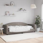 vidaXL Dagbädd taupe 80x200 cm tyg
