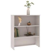 vidaXL Överdel till högskåp HAMAR vit 85x35x100 cm massiv furu
