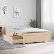 vidaXL Sängram med lådor 90x190 cm