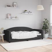 vidaXL Dagbädd svart 90x190 cm tyg