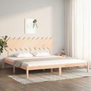 vidaXL Sängram 200x200 cm massivt trä