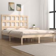 vidaXL Sängram utan madrass 120x190 cm massiv furu