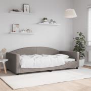 vidaXL Dagbädd taupe 100x200 cm tyg