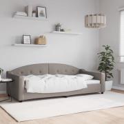 vidaXL Dagbädd taupe 90x200 cm tyg