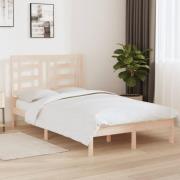 vidaXL Sängram utan madrass 120x200 cm massiv furu