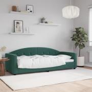vidaXL Dagbädd mörkgrön 80x200 cm sammet