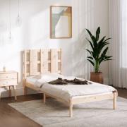 vidaXL Sängram utan madrass 100x200 cm massiv furu