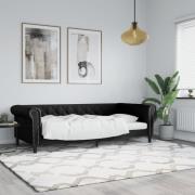vidaXL Dagbädd svart 90x190 cm konstläder