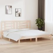 vidaXL Sängram utan madrass 200x200 cm massiv furu