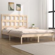 vidaXL Sängram utan madrass 120x200 cm massiv furu