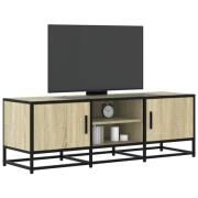 vidaXL Tv-bänk sonoma-ek 120x35x41 cm konstruerat trä och metall