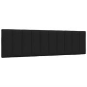 vidaXL Headboard Cushion "Hanko" Black 180 cm Fabric