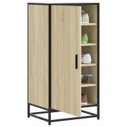 vidaXL Skohylla sonoma-ek 48x38x97,5 cm konstruerat trä