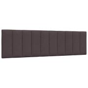 vidaXL Dyna till huvudgavel mörkbrun 180 cm tyg