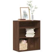 vidaXL Bokhylla brun ek 60x30x71,5 cm konstruerat trä