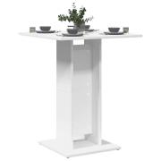 vidaXL Cafébord vit 60x60x75 cm konstruerat trä