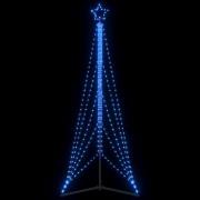 vidaXL LED julgran 525 LEDs blå 302 cm