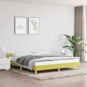 vidaXL Sängram utan madrass grön 180x200 cm tyg