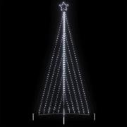 vidaXL LED julgran 570 LEDs kallvit 399 cm