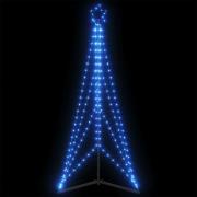 vidaXL LED julgran 363 LEDs blå 182 cm