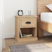 vidaXL Sängbord sonoma-ek 39x39x47,5 cm konstruerat trä