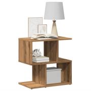 vidaXL Sängbord artisan ek 50x30x51,5 cm konstruerat trä