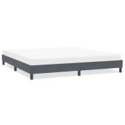 vidaXL Sängram utan madrass mörkgrå 200x210 cm sammet