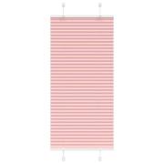 vidaXL Plisserad persienn rosa 60x100cm tyg bredd 59,4cm polyester