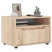 vidaXL TV-bänk VISNES Sonoma ek 60x40x38 cm konstruerat trä