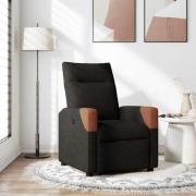 vidaXL Reclinerfåtölj svart tyg