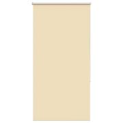 vidaXL Rullgardin mörkläggningsbar beige 70x150 cm tyg bredd 65,7 cm