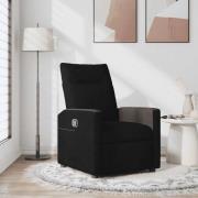 vidaXL Reclinerfåtölj svart tyg