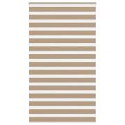 vidaXL Rullgardin zebra 120x200 cm tyg bredd 115,9 cm polyester