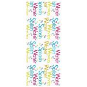 vidaXL Rullgardin för dusch 90x240 cm tyg bredd 86 cm