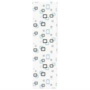 vidaXL Rullgardin för dusch 80x240 cm tyg bredd 76 cm