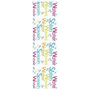 vidaXL Rullgardin för dusch 80x240 cm tyg bredd 76 cm