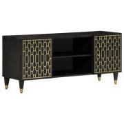 vidaXL Tv-bänk 105x33x46 cm massivt mangoträ