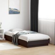 VidaXL Sängram svart 75x190 cm konstruerat trä